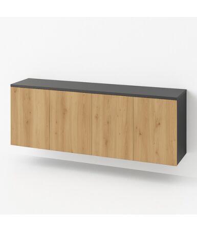 Komoda 2 segmenty z szufladami i drzwiami