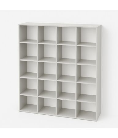 Regał z przegrodami i półkami: 4 x 5