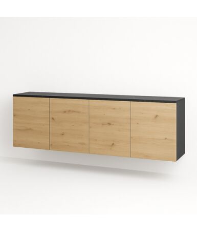 Komoda 2 segmenty z szufladami i drzwiami