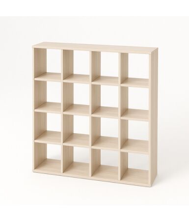 Regał z przegrodami i półkami: 4 x 5