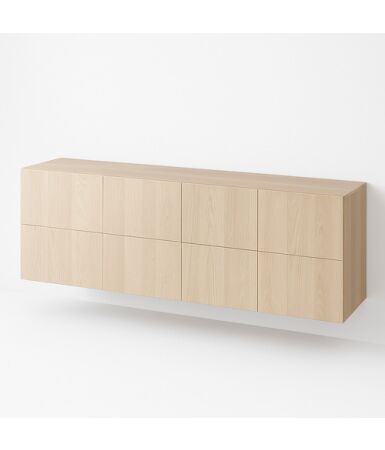 Komoda 2 segmenty z szufladami i drzwiami